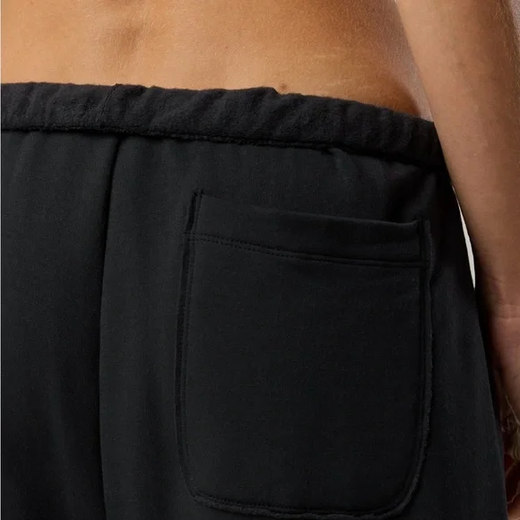 aerie Black Wide-Leg Drawstring Pants - Picture 4 of 5